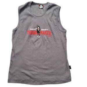 Vintage Emily the Strange Tank Top, Womens, Grey, XL